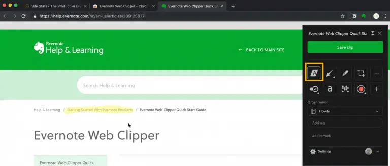 How To Use The Evernote Web Clipper - The Productive Engineer