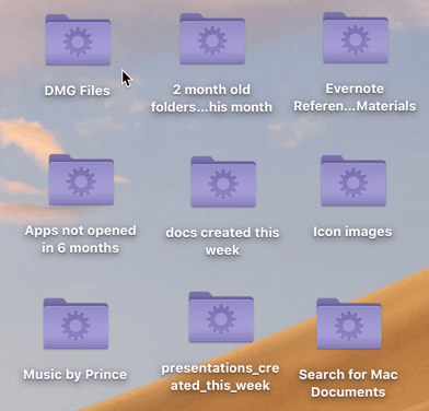 Smart Folders on MacOS