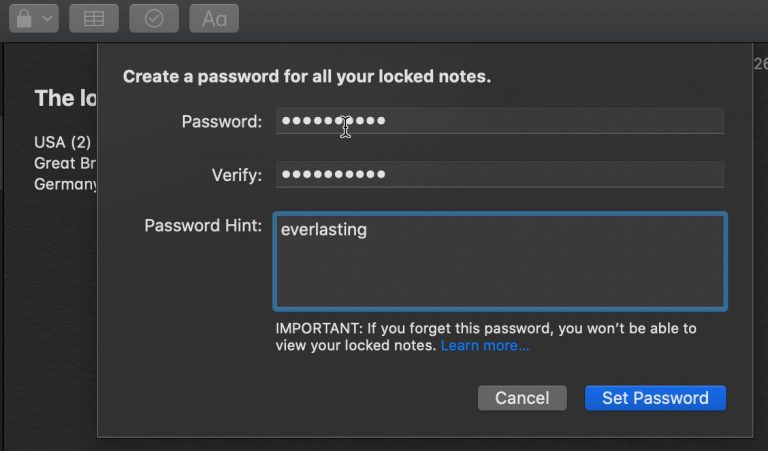 How to Lock Notes on a Mac – A Guide