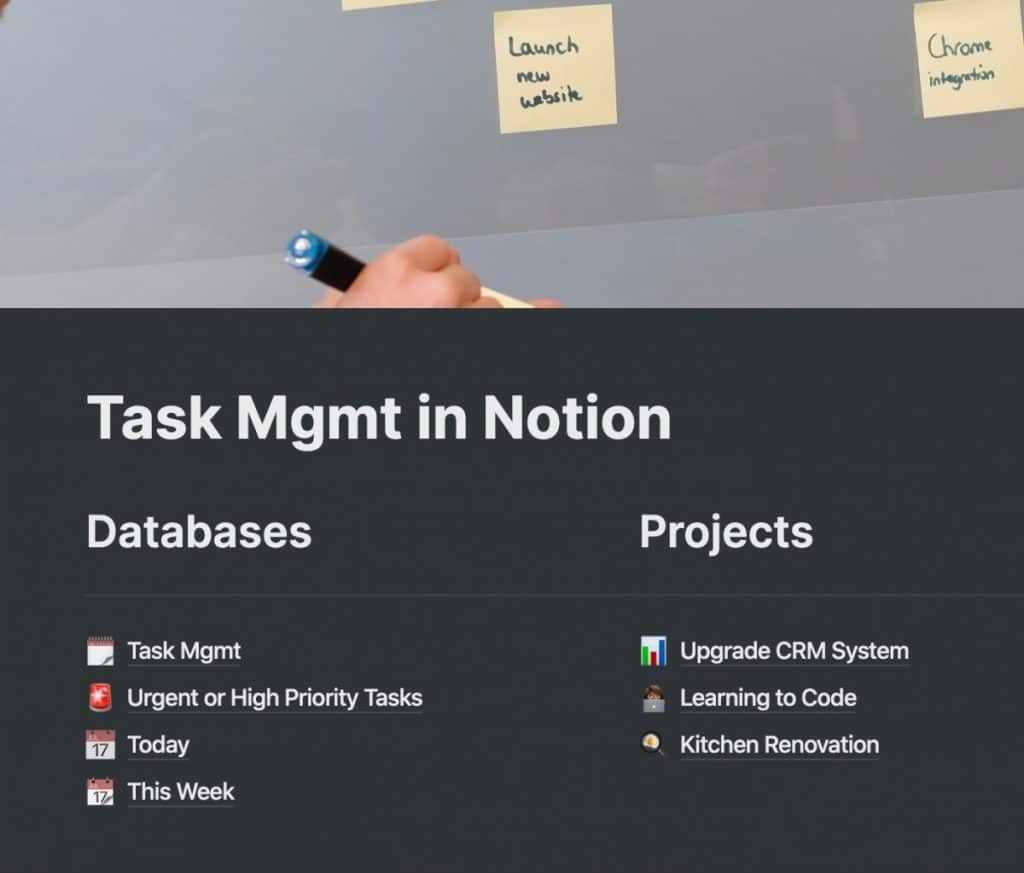 assign tasks in notion