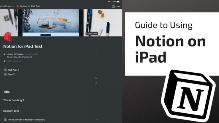 Notion for iPad – The Definitive Guide with Video and Screenshots