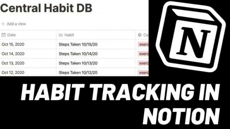 Habit Tracking in Notion: A Detailed Guide with Video