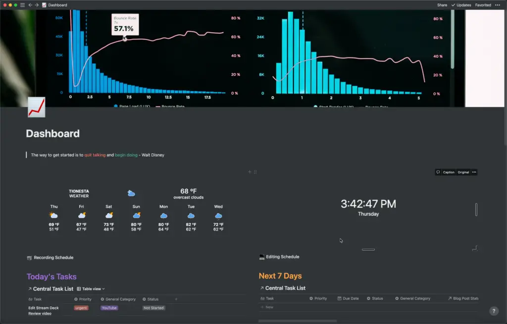 Notion Dashboard