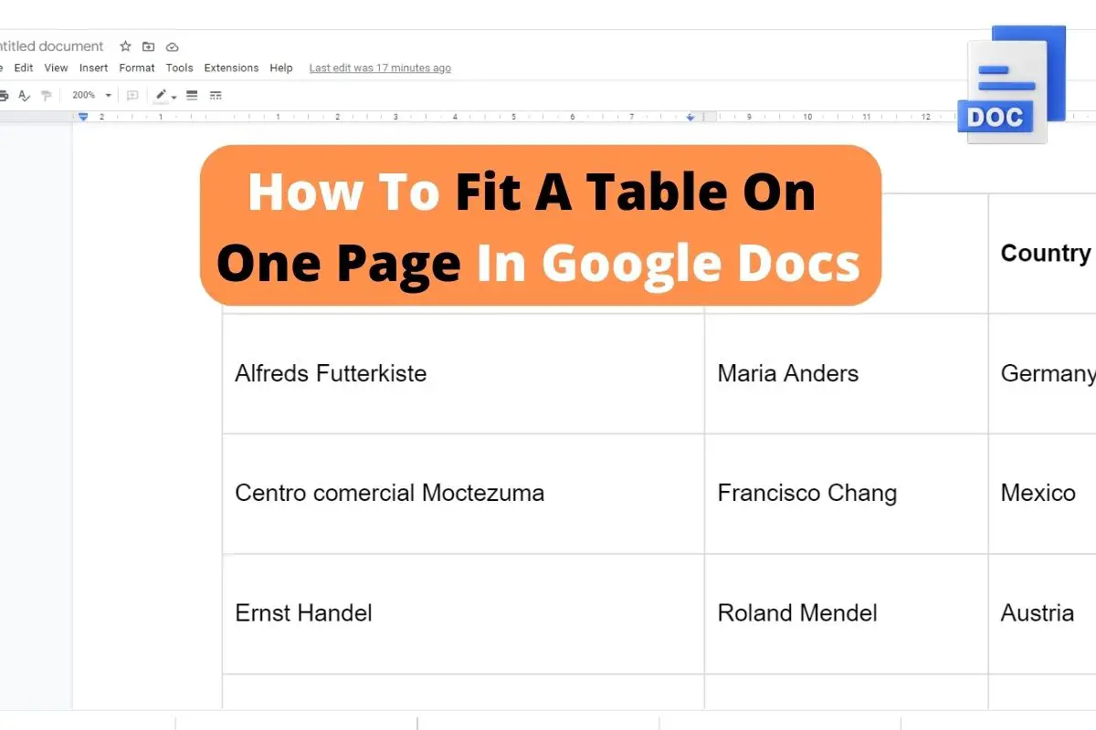  How To Fit A Table On One Page In Google Docs Complete Guide The 