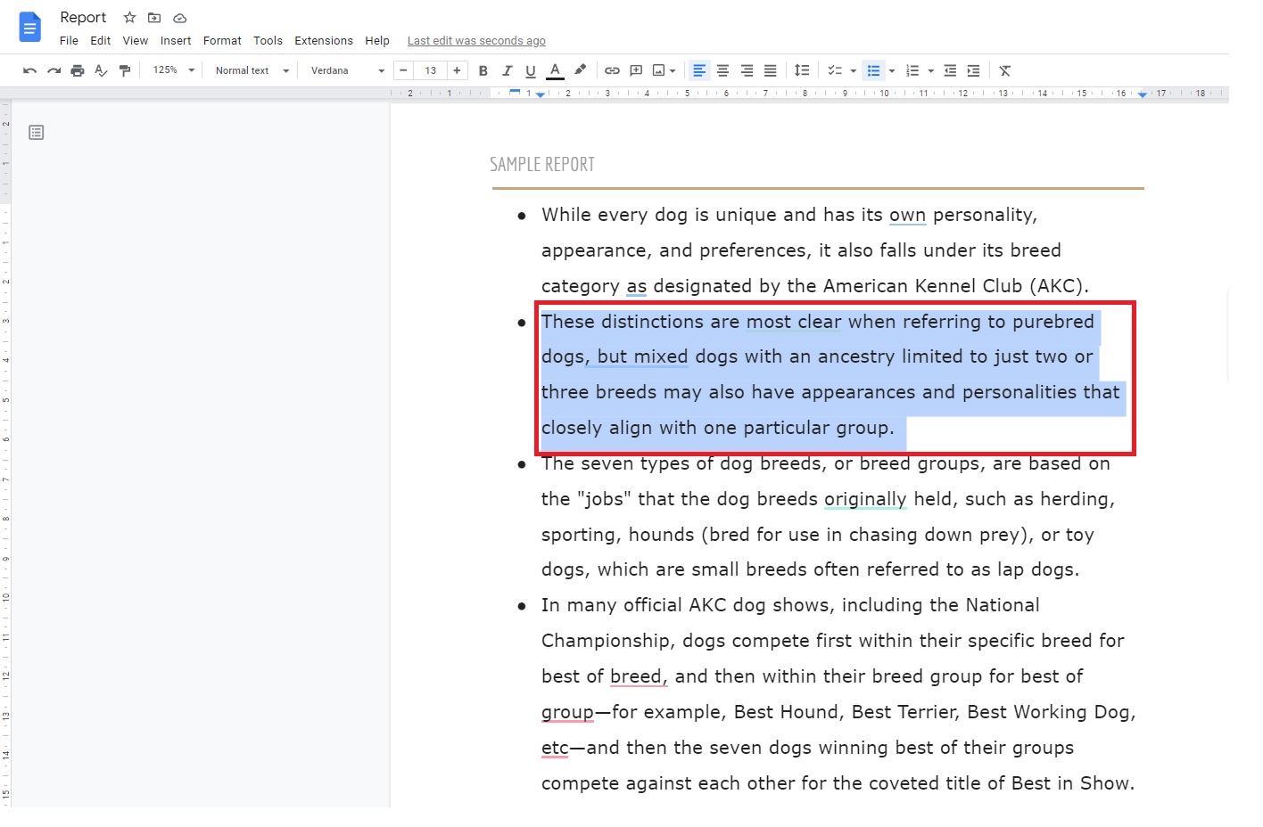 How To Go From Sub Bullet To Main Bullet In Google Docs