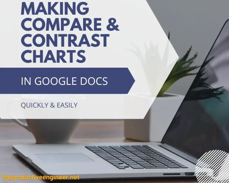 How To Make a Compare and Contrast Chart on Google Docs