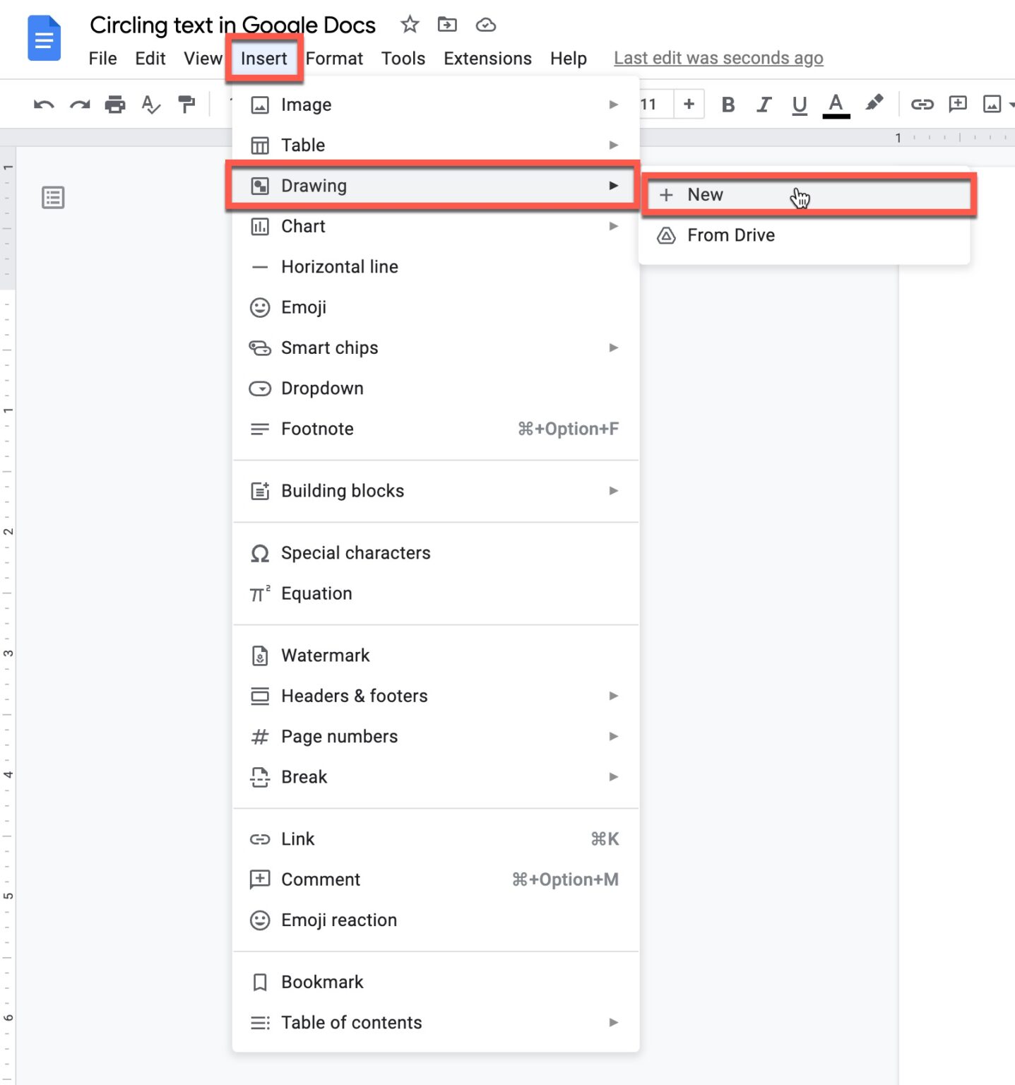 How To Circle An Answer On Google Docs Quickly and Easily! - The ...