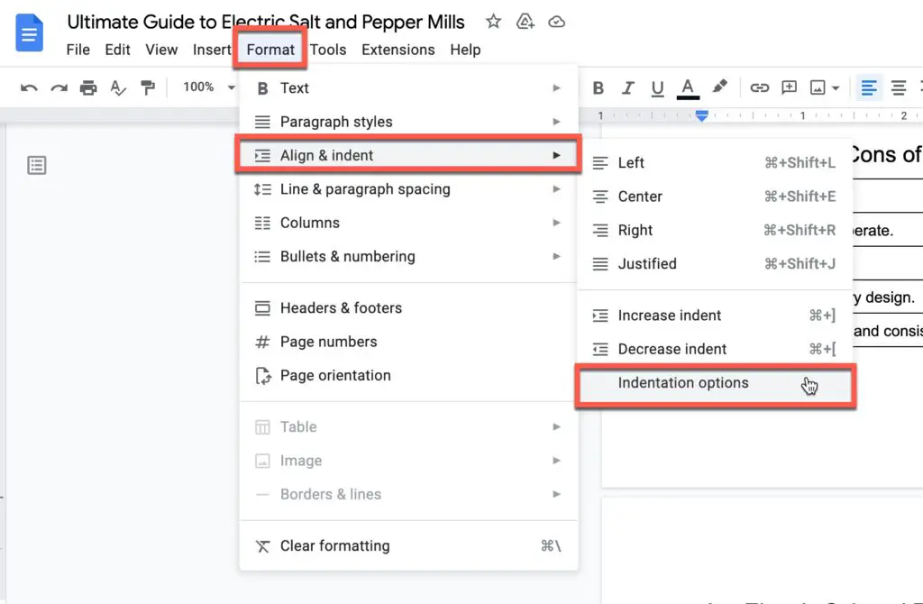 Go to Format -> Align & Indent -> Indentation Options